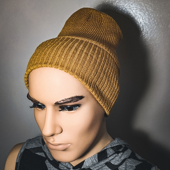 Mustard Men Cuff Beanie - Picture 4 of 10